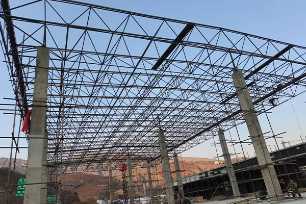 清远钢结构网架图片