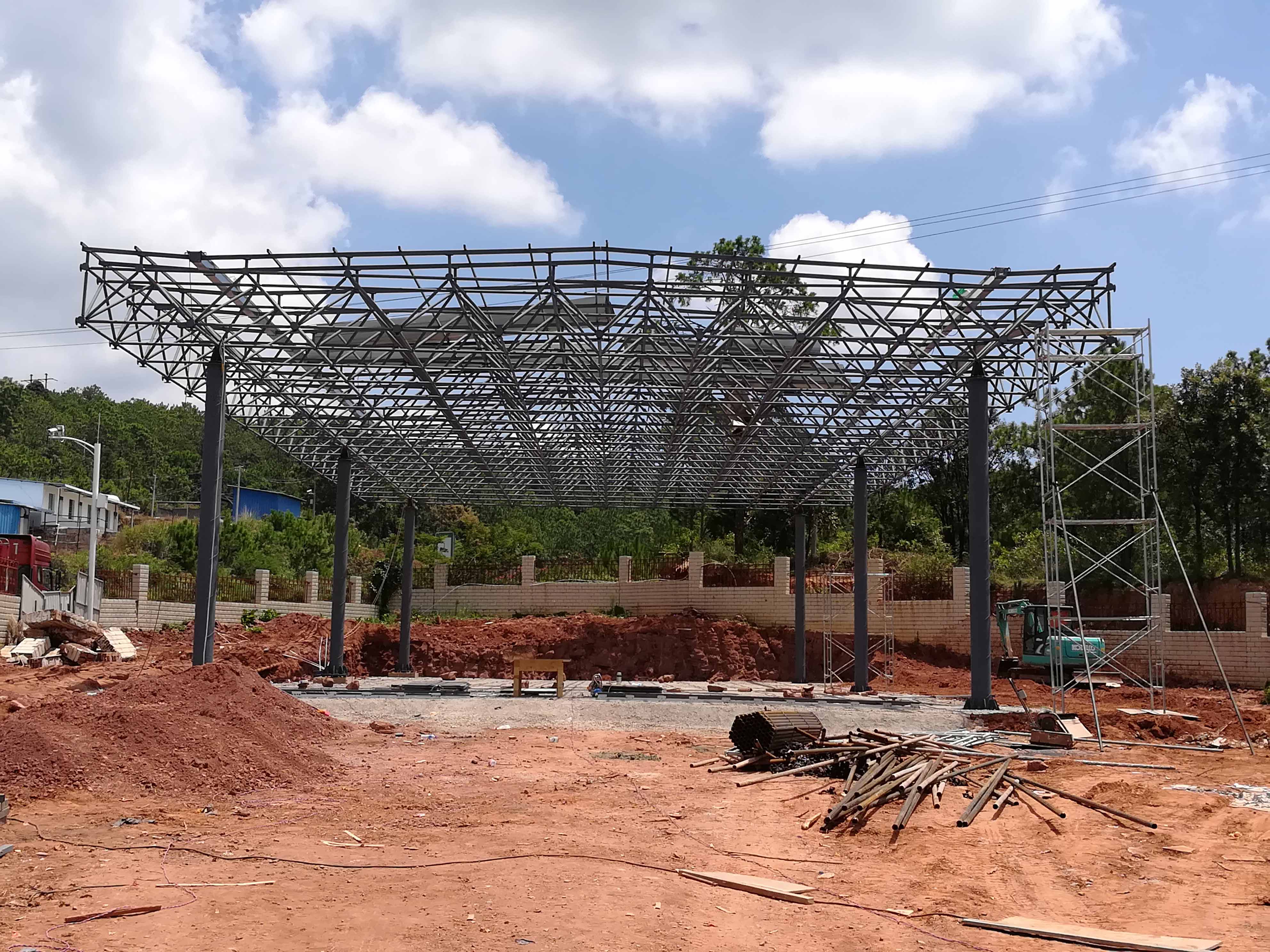 清远加油站网架屋面