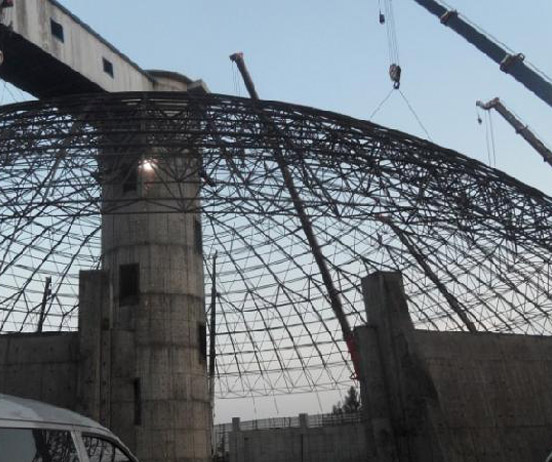 清远网架分条或分块安装法